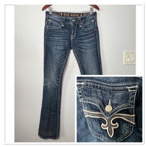 Rock Revival Stephan Jeans RN 124708 Sz 29 NWOT Cotton Blend Tall